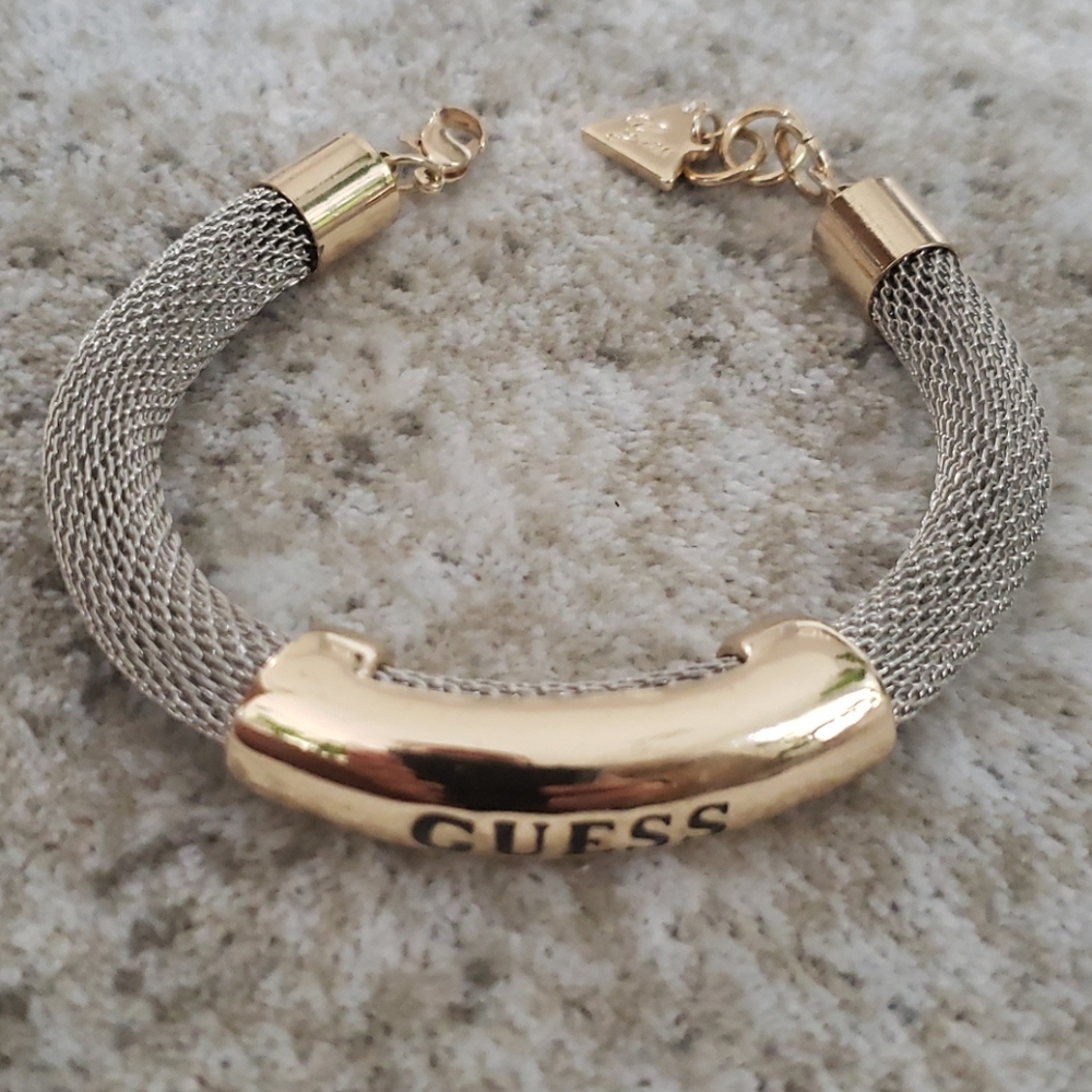 GUESS bracelet new silver and gold colored